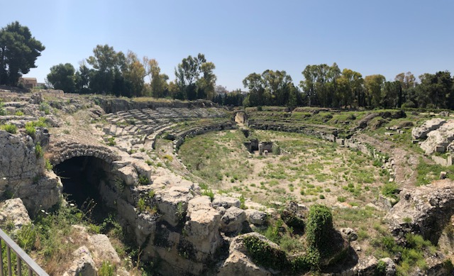 Amphithéâtre romain de Syracuse le 5 juin