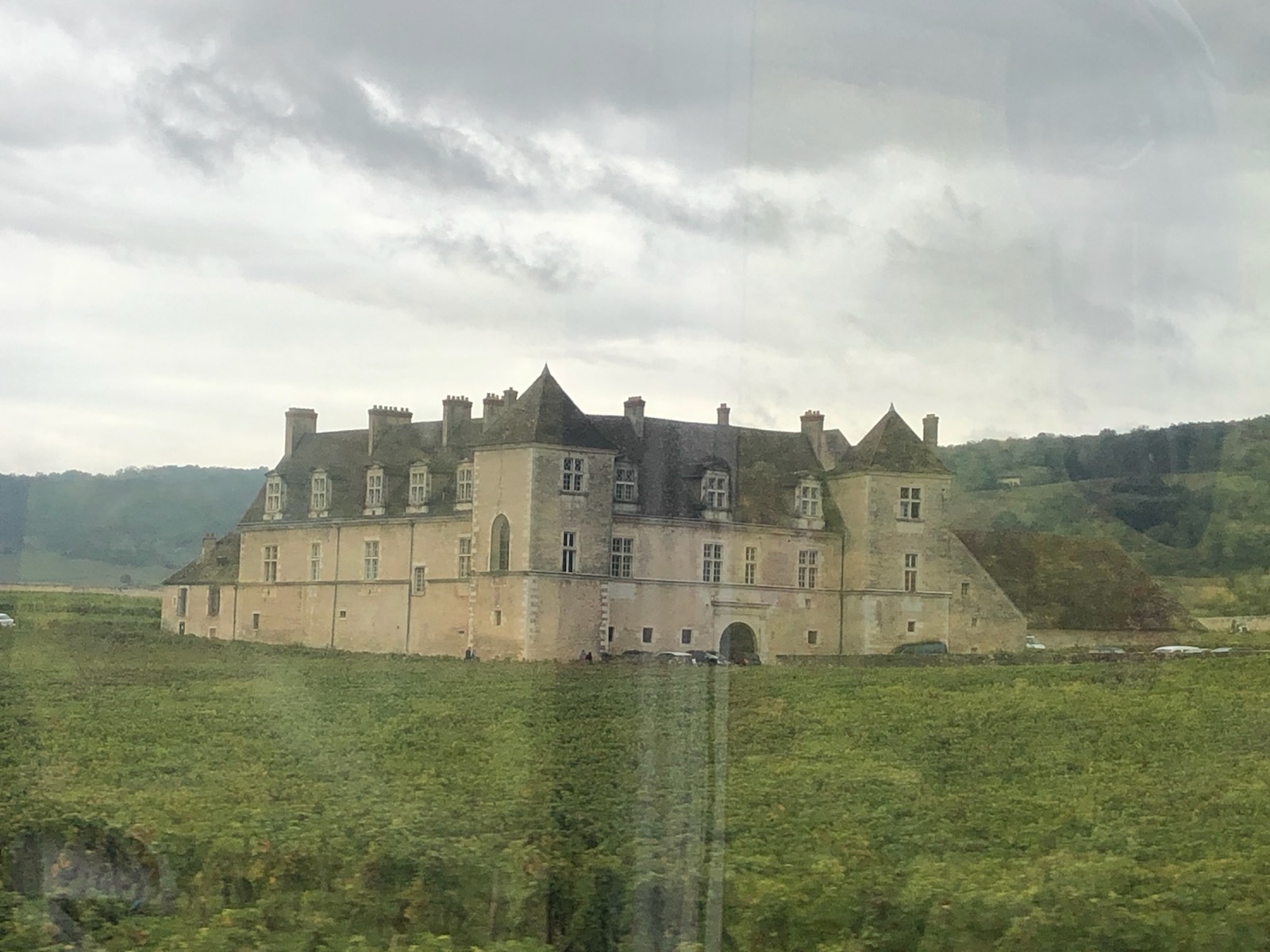 Arrivée au Château du Clos de Vougot