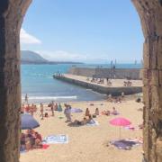 Détente bien méritée sur la plage de Cefalu !!