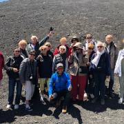 Randonneurs de l'ULRR sur les pentes de l'Etna à 3000 m !!!