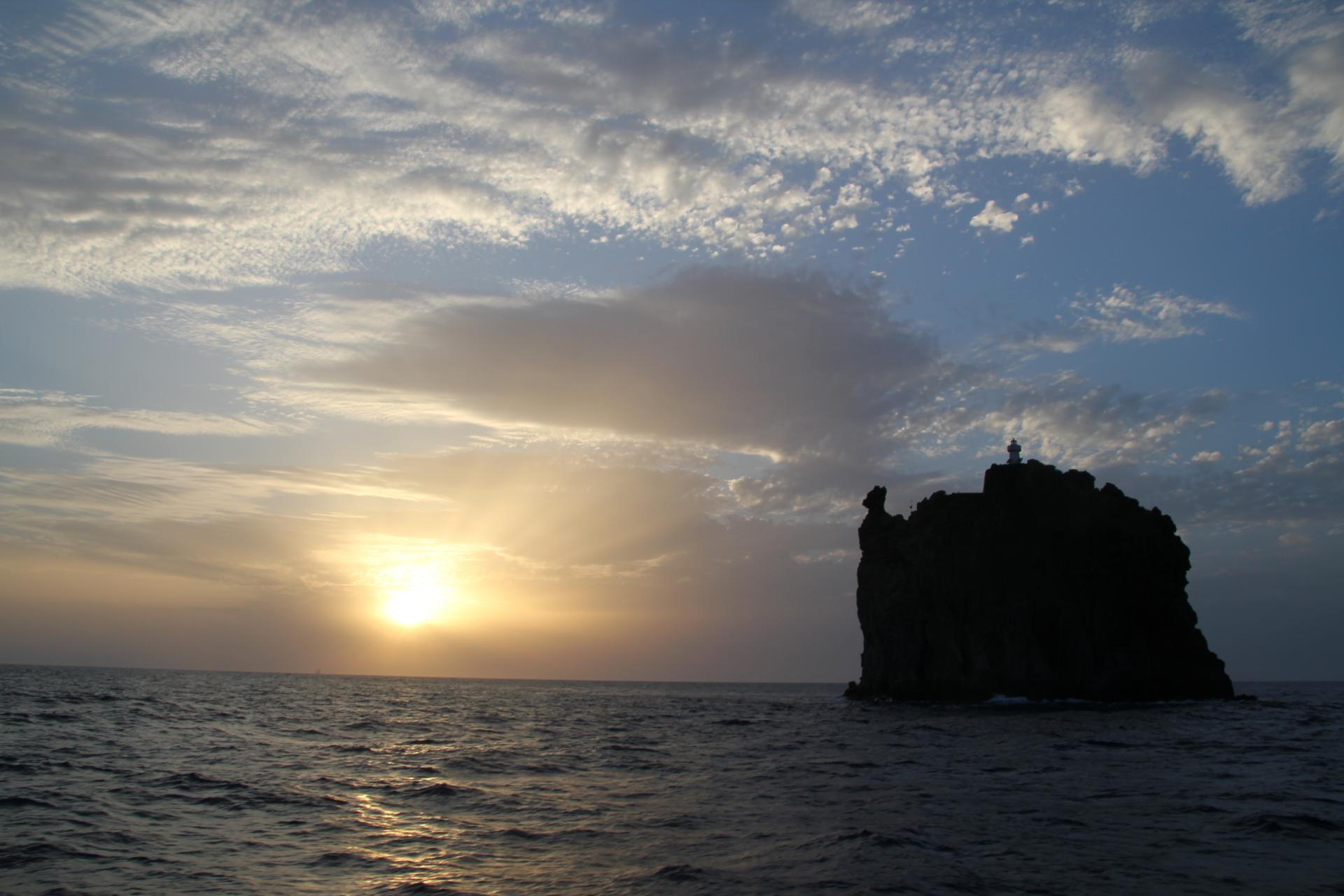 Coucher de soleil sur les îles