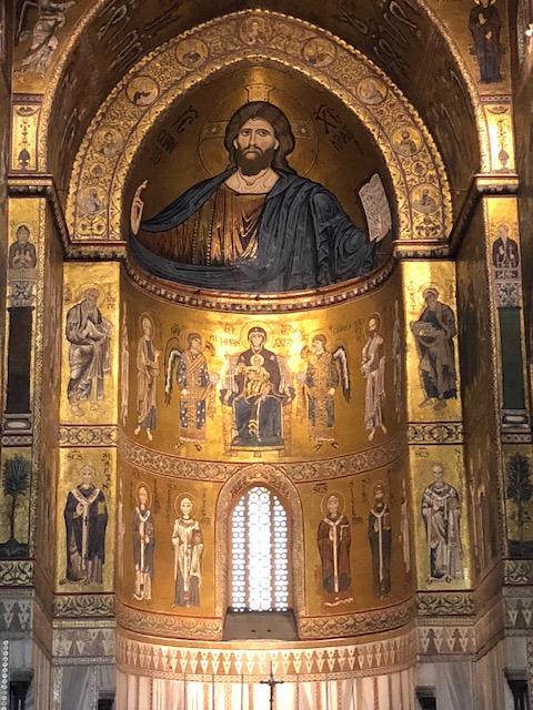 Christ pantocrator à l' abbaye de Monreale