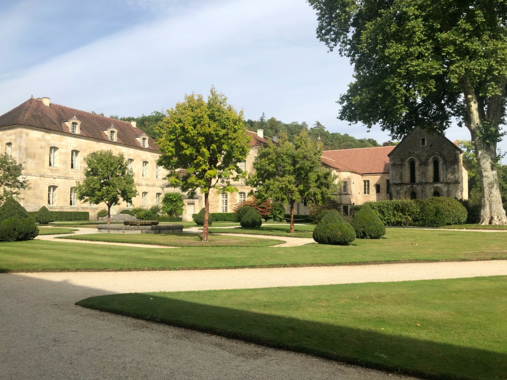 L'entrée de L'Abbaye de Fontenay