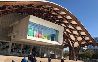 L'entrée du Musée Pompidou à Metz