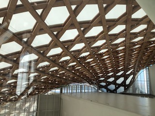 La charpente du Musée Pompidou à Metz