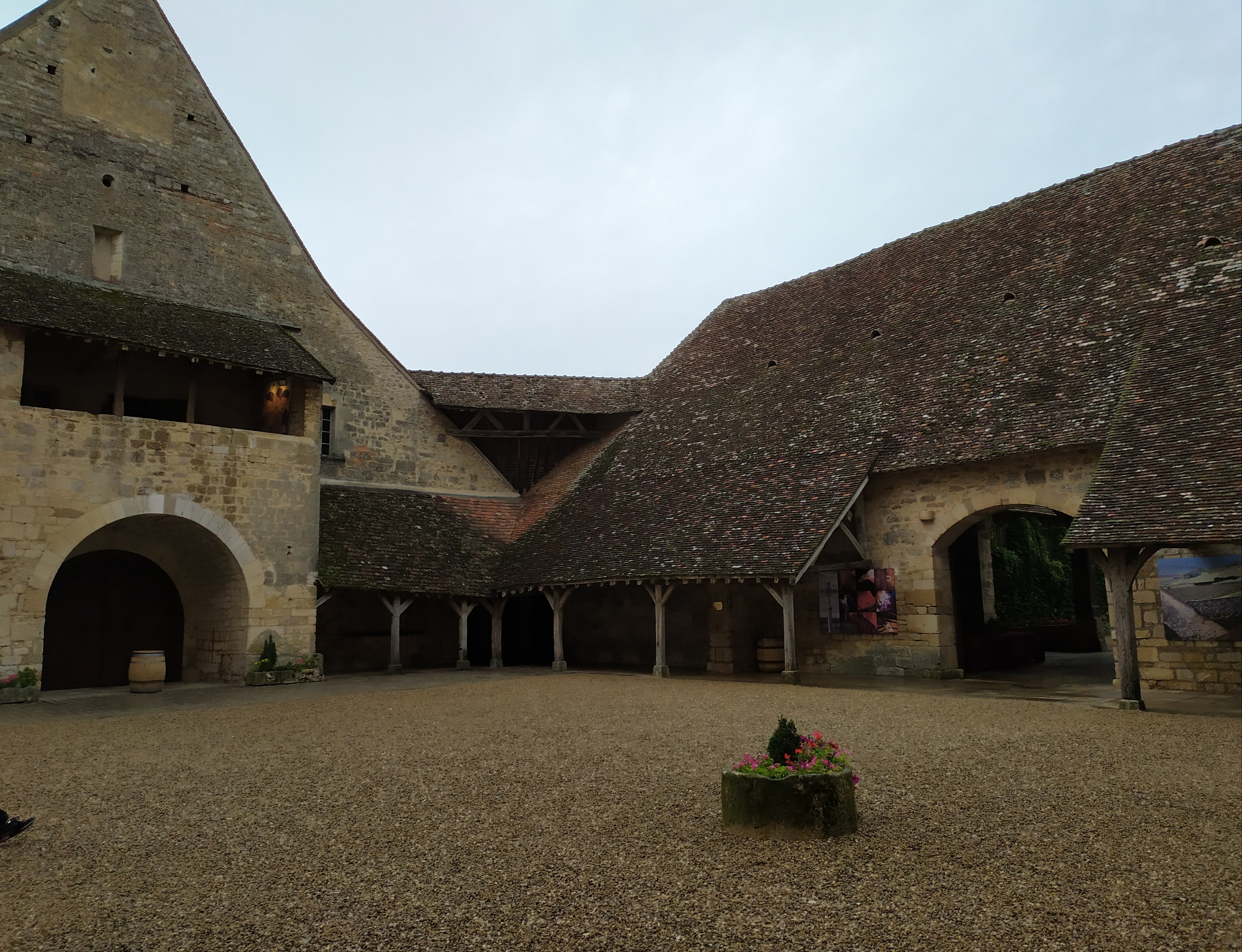 La cour intérieure du Château du Clos de Vougeot