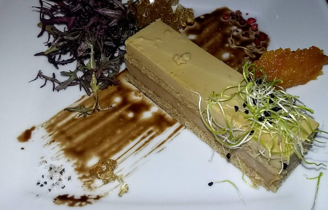 Mille-feuille de foie gras au pain d'épices ! MIAM