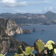 Panorama sur les hauteurs de Lipari