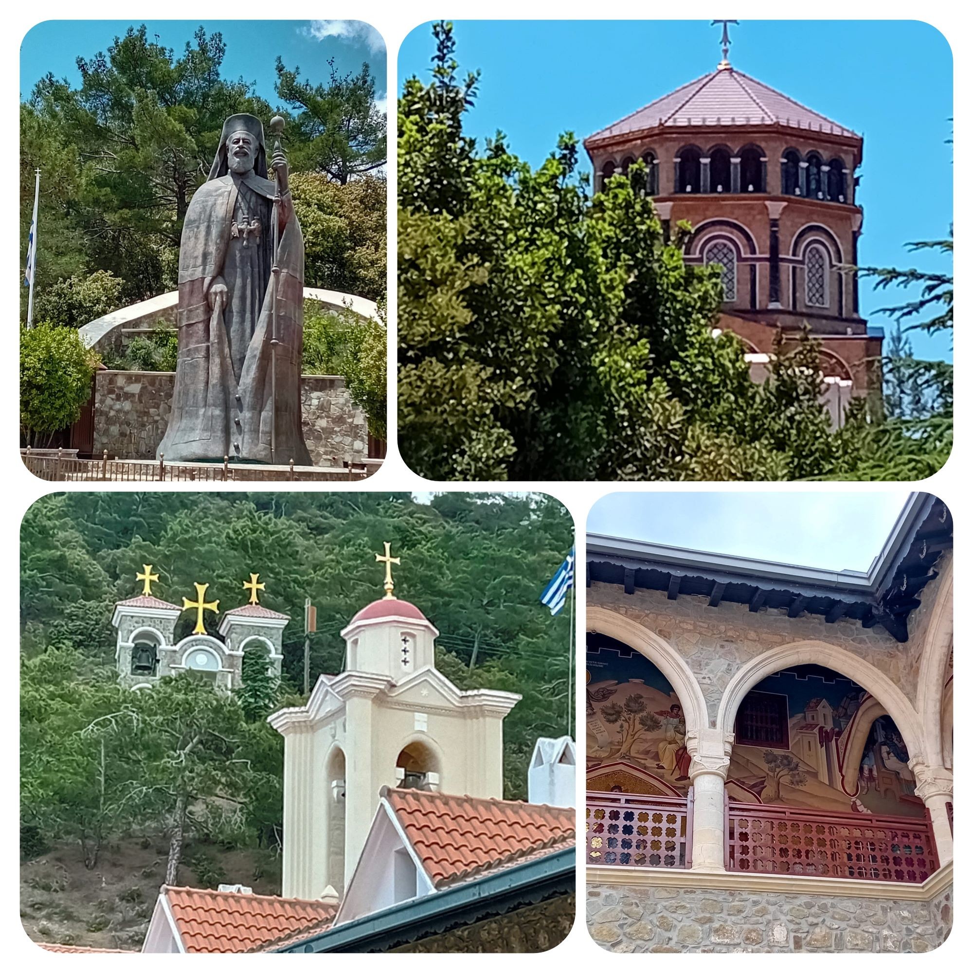 Tombe de Mgr MAKARIOS et Monastère de KIKKOS