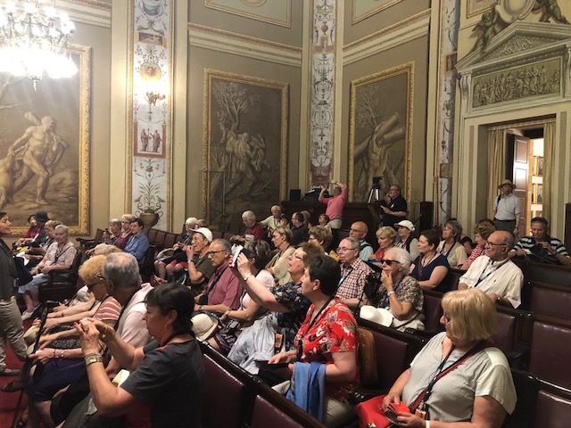 Visite au parlement à Palerme le 2 juin